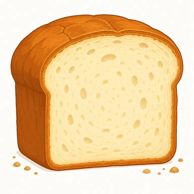 crust（パンの皮、耳・名詞）の覚え方イラスト — crust は、パン・ピザ・パイなどで外側の焼けて硬くなった層を指します