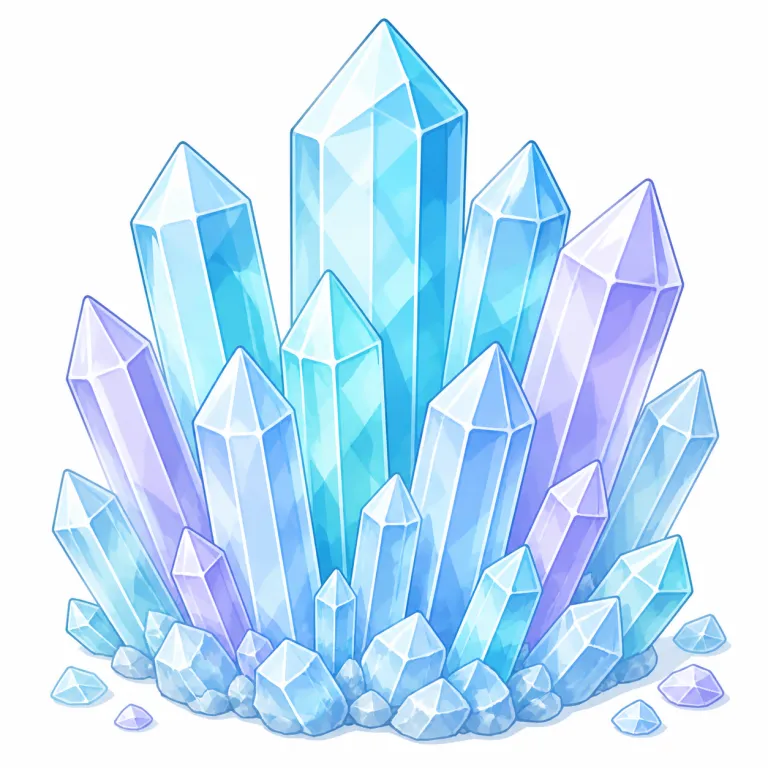 crystalline（結晶質・形容詞）の覚え方イラスト — crystal が分かれば土台は十分で、crystalline は「結晶としての性質をもつ」という形容詞