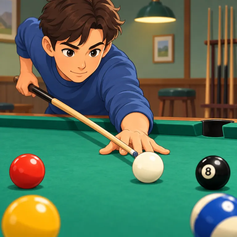 cue（キュー・noun）の覚え方イラスト