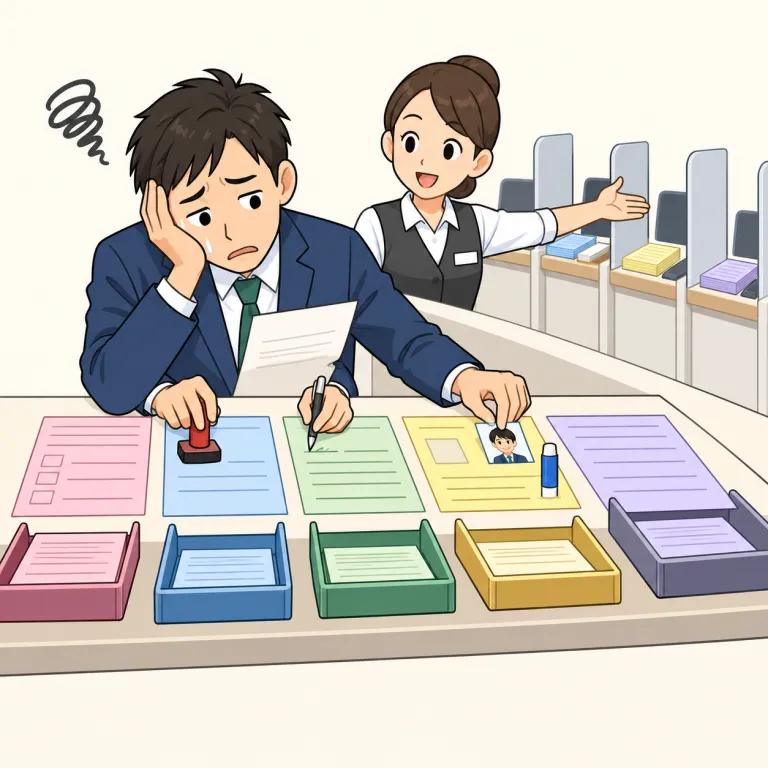 cumbersome（面倒な・adjective）の覚え方イラスト