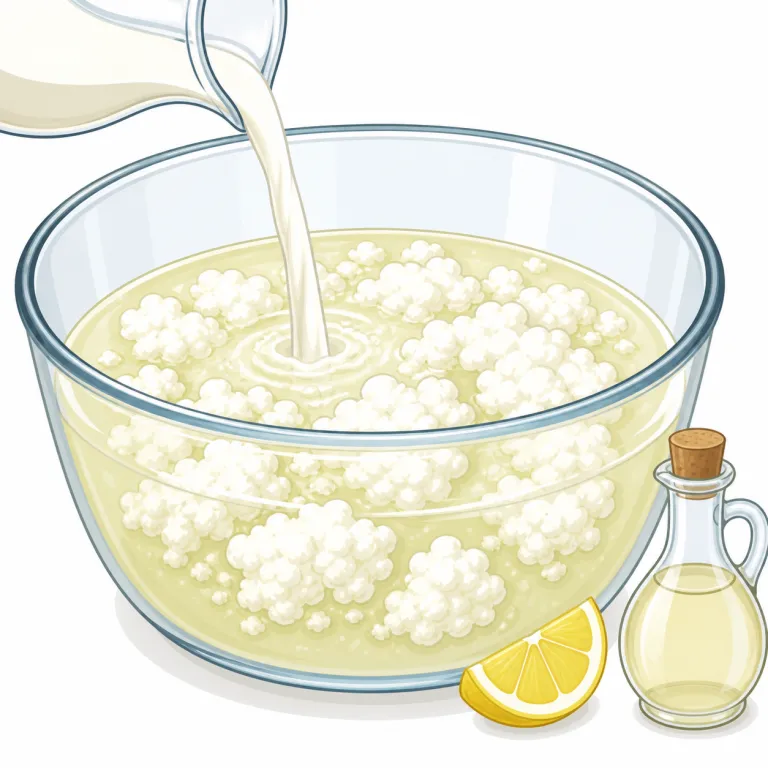 curdle（固まる・動詞）の覚え方イラスト — `milk curdles` を中心に覚えると定着しやすいです