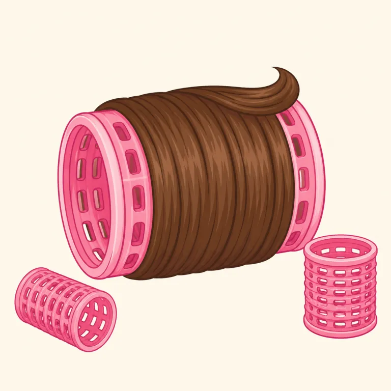 curler（カーラー・名詞）の覚え方イラスト — curler は「髪を curl させる物」と考えると覚えやすいです