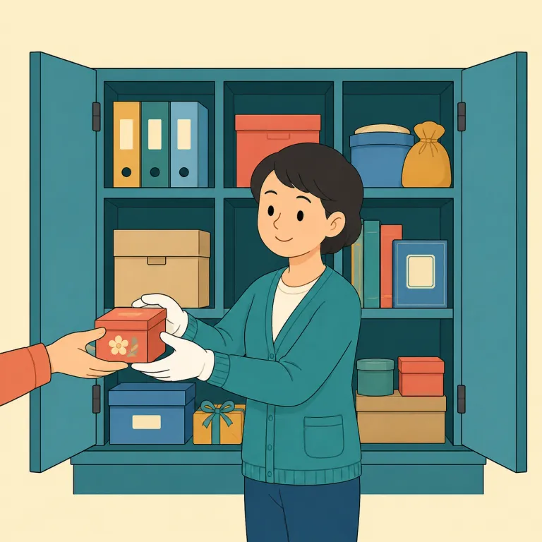 custodian（保管者・noun）の覚え方イラスト