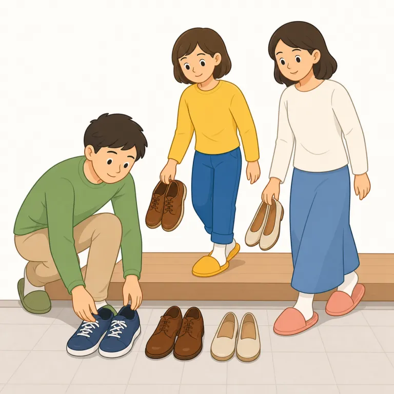 custom（習慣、慣習・名詞）の覚え方イラスト — custom は「その場でいつも行われる作法」と捉えると覚えやすい