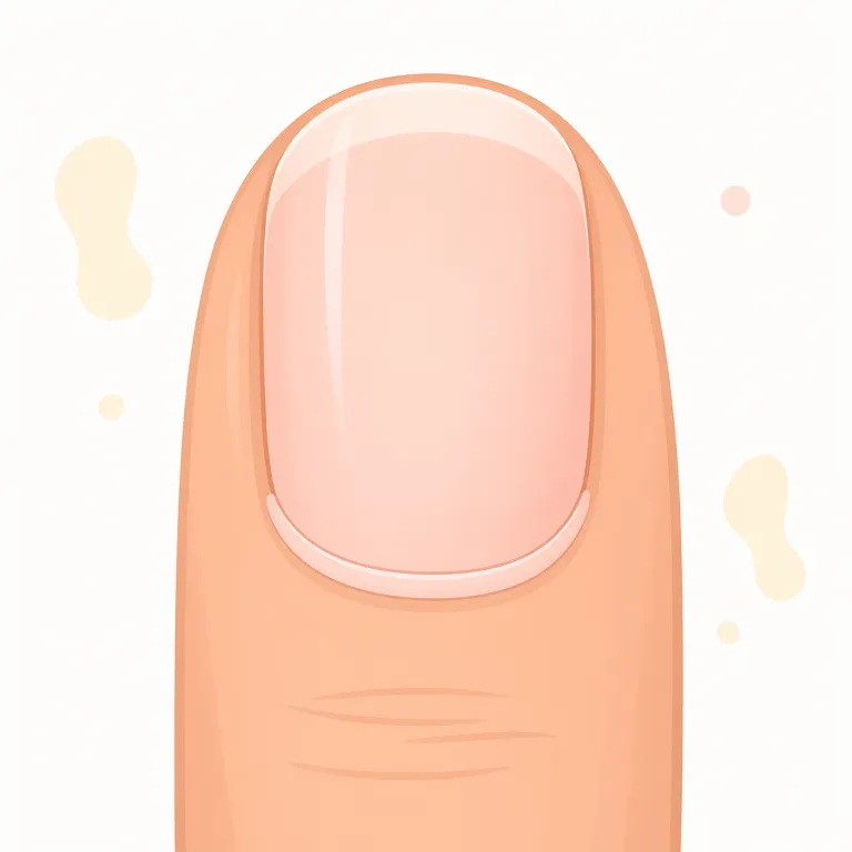 cuticle（甘皮、クチクラ・名詞）の覚え方イラスト — 美容では nail の周りの薄い皮、ヘアケアでは髪表面の保護層、植物では表面を覆う膜、と分野が違っても共通イメージは『表面のごく薄い守りの layer』