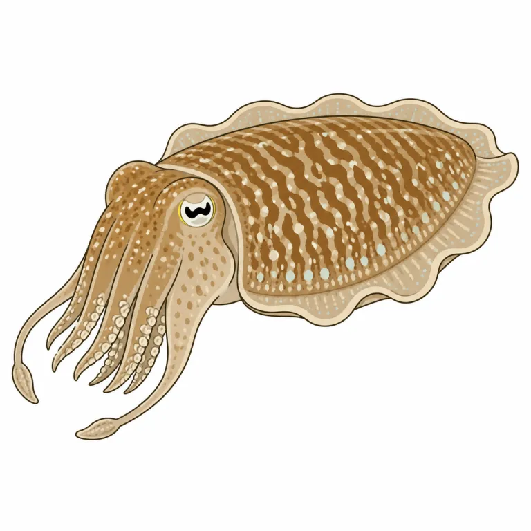 cuttlefish（コウイカ・noun）の覚え方イラスト