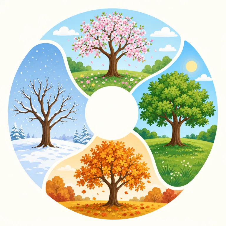 cyclical（周期的な・形容詞）の覚え方イラスト — まず基礎語の cycle「循環・周期」を思い出すと入りやすい語です
