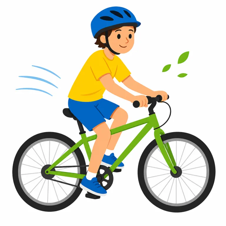 cycling（サイクリング・名詞）の覚え方イラスト