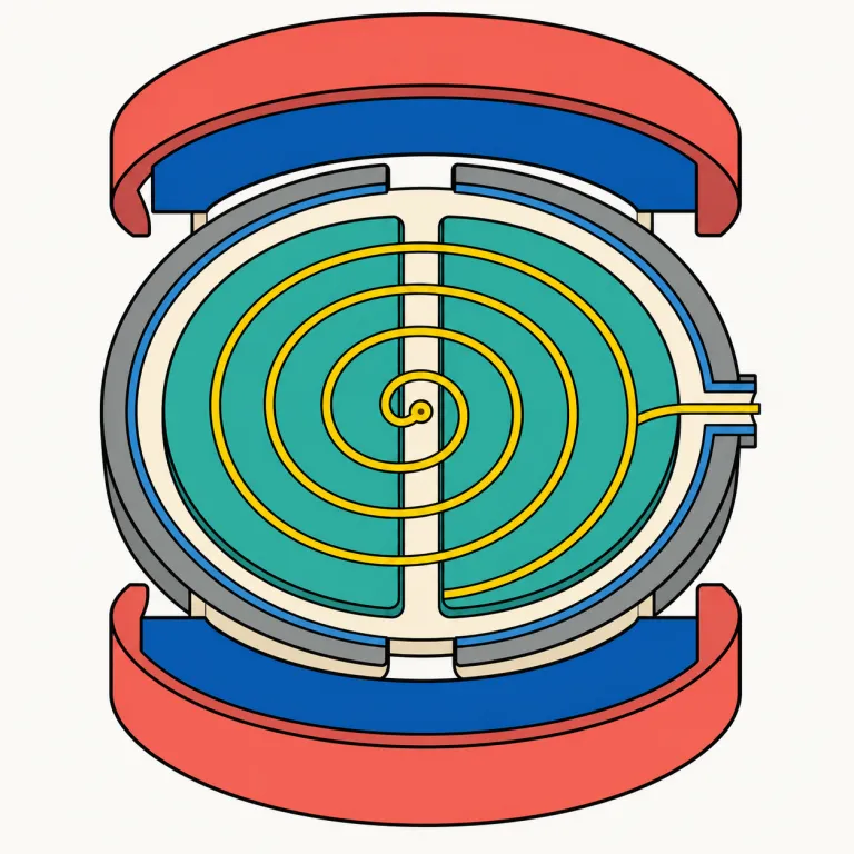 cyclotron（サイクロトロン・noun）の覚え方イラスト