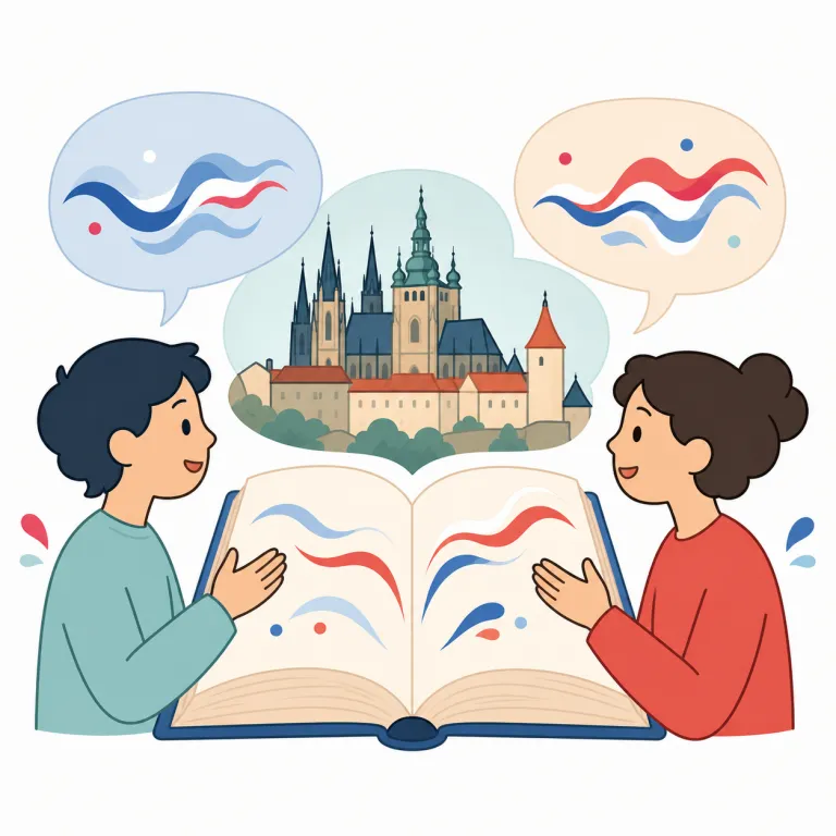 czech（チェコ語）の覚え方イラスト — まず Czech Republic（チェコ共和国）とセットで覚えると定着しやすい