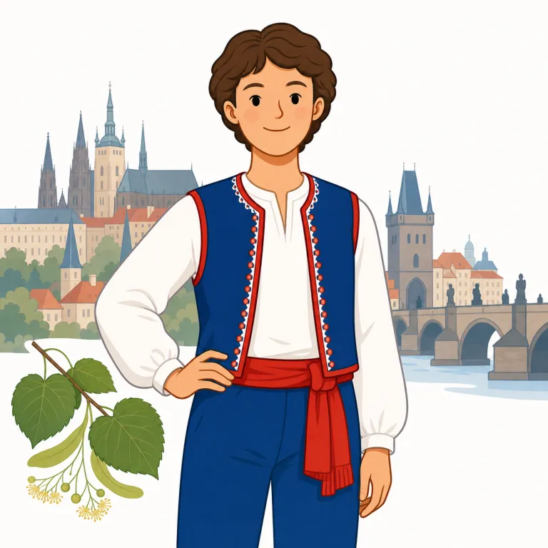 czech（チェコ人・noun）の覚え方イラスト