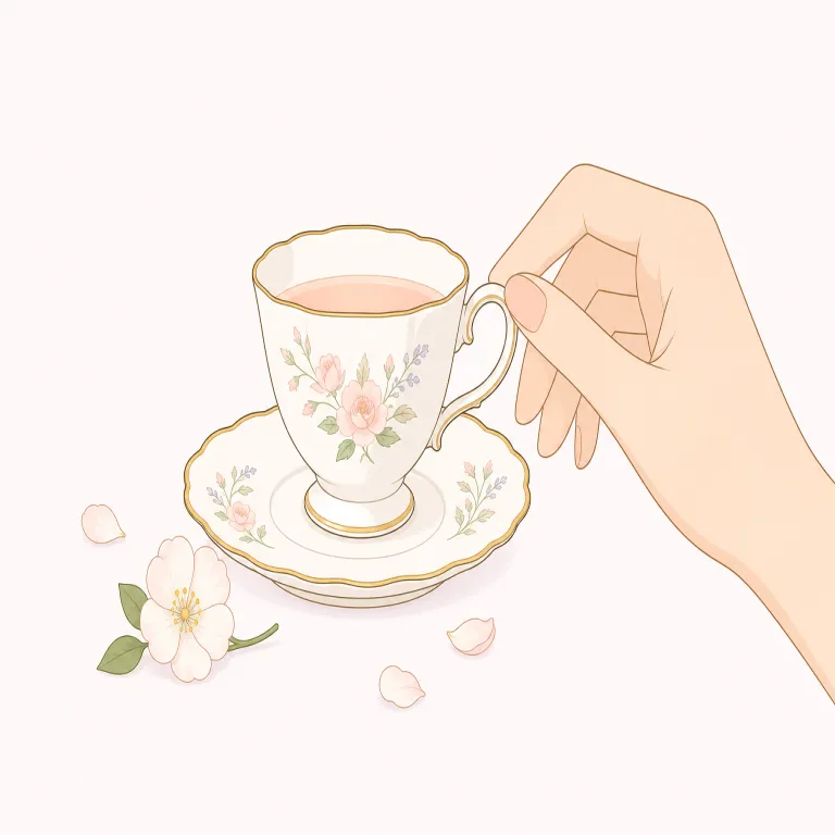 dainty（上品で繊細な・形容詞）の覚え方イラスト