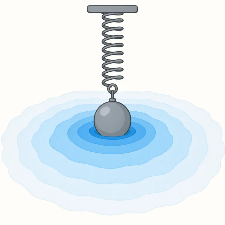 damping（減衰・名詞）の覚え方イラスト — まず動詞 damp を「勢いをしずめる」と押さえると、damping はその“弱まり方・弱める作用”だと自然につながります
