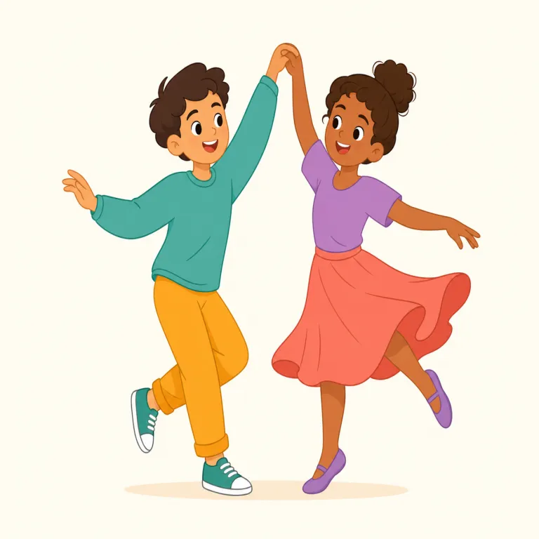 dancing（ダンス・名詞）の覚え方イラスト