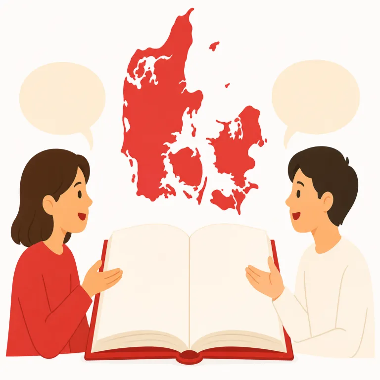 danish（デンマーク語・noun）の覚え方イラスト