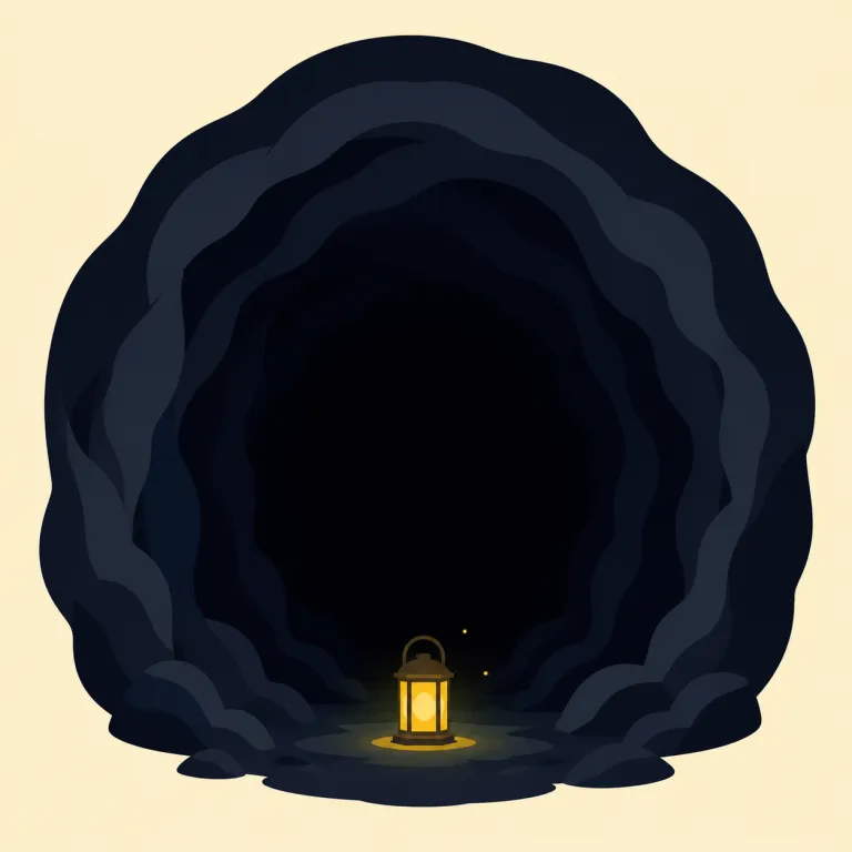 dark（闇・noun）の覚え方イラスト