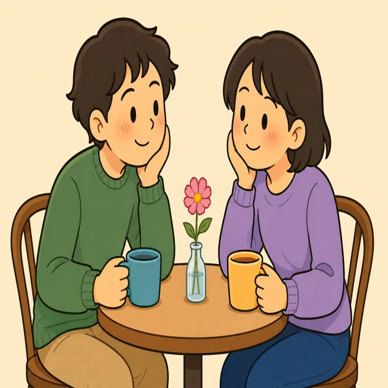 date（デート・noun）の覚え方イラスト