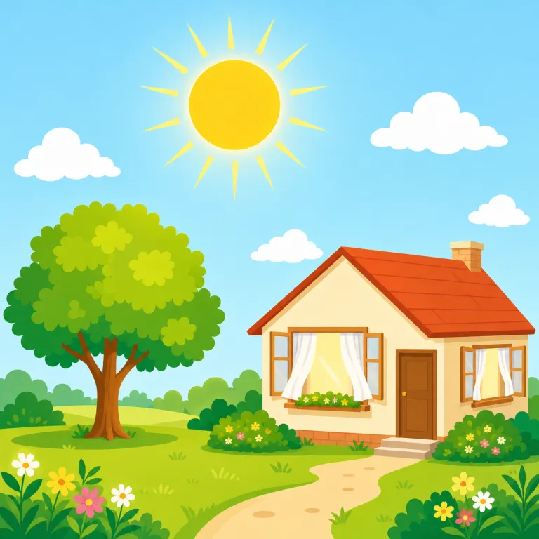 daytime（昼間・名詞）の覚え方イラスト — daytime は day＋time の形どおり、「日が出ていて明るい時間帯」として覚えます