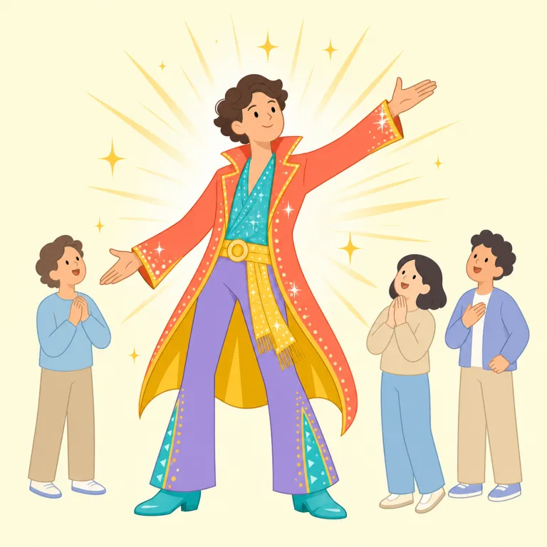 dazzler（目を引く人（もの）・名詞）の覚え方イラスト — dazzler は dazzle「まぶしくて目を奪う」を知っていれば覚えやすい名詞で、-er は「そうする人・もの」