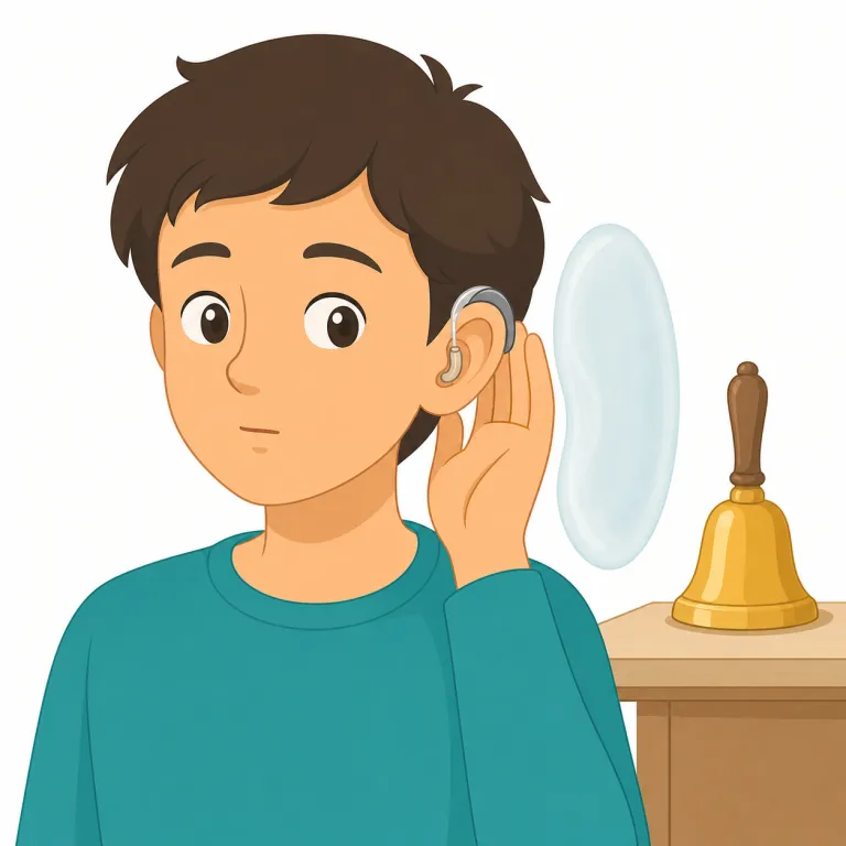 deafnessの覚え方イラスト