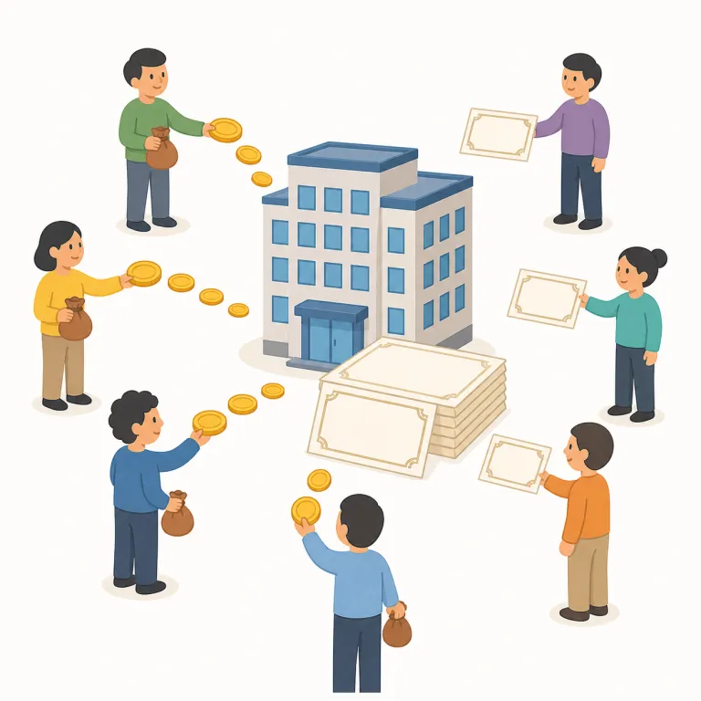 debenture（社債・名詞）の覚え方イラスト — debt を知っていると入りやすい語