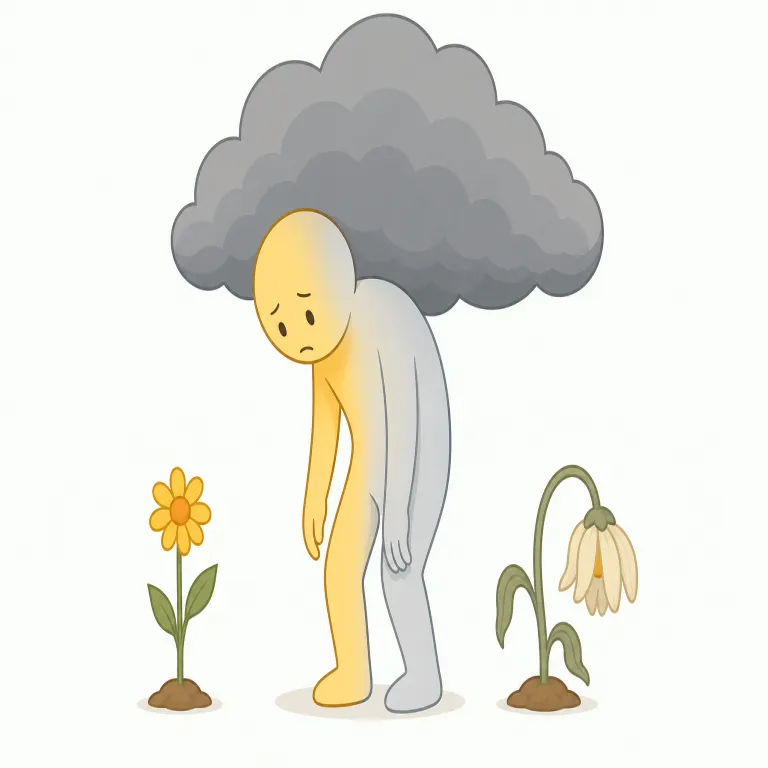 debilitate（衰弱させる・動詞）の覚え方イラスト — disable や ability を知っていると覚えやすい語