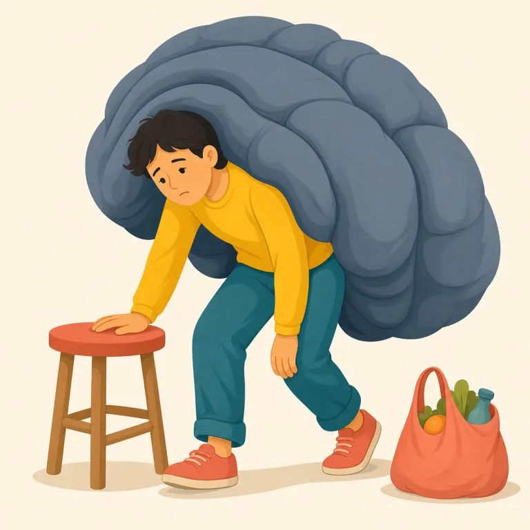 debilitating（衰弱させるような・形容詞）の覚え方イラスト — 「debilitating pain / illness / anxiety」の形で覚えると定着しやすい語