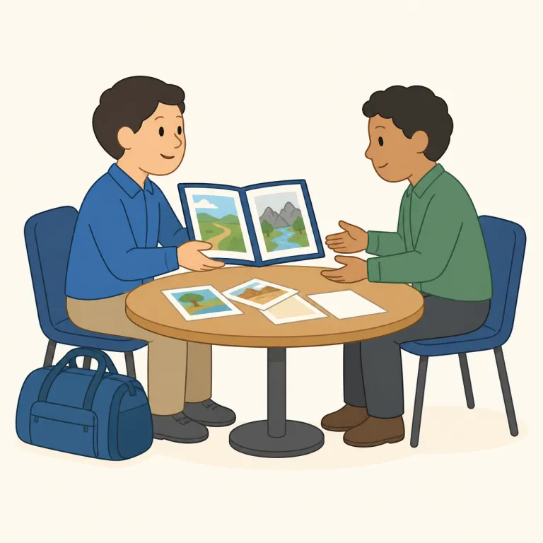 debrief（報告を受ける・動詞）の覚え方イラスト — debrief は de-「外へ・取り除く」と brief「要点を伝える」から、任務後に情報を引き出して報告を受ける動詞です