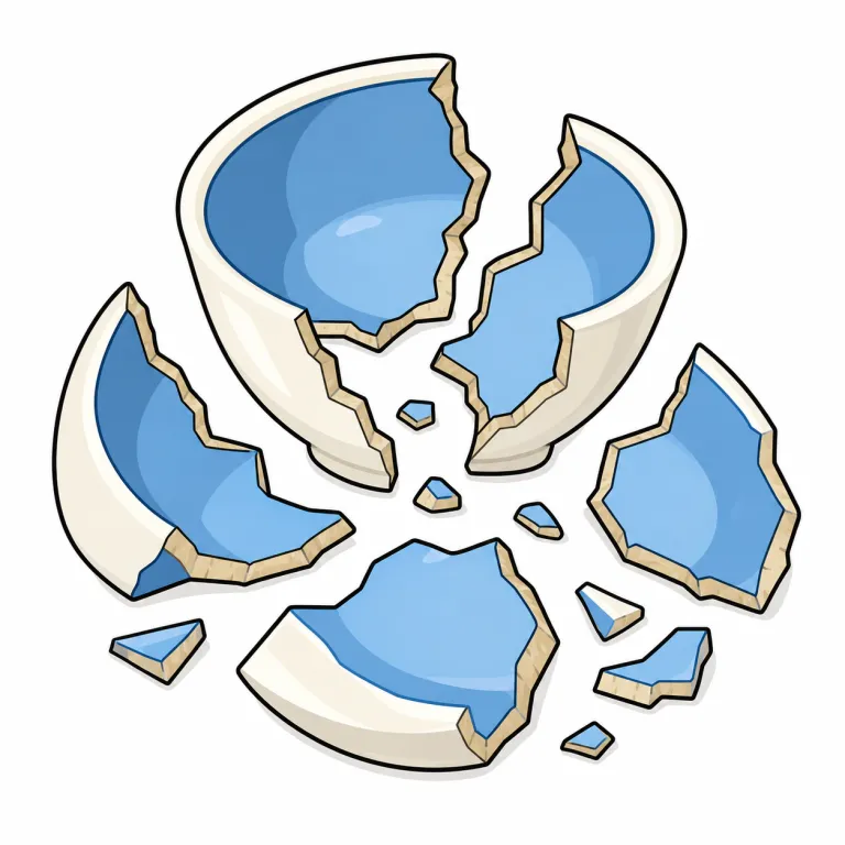 debris（破片・noun）の覚え方イラスト