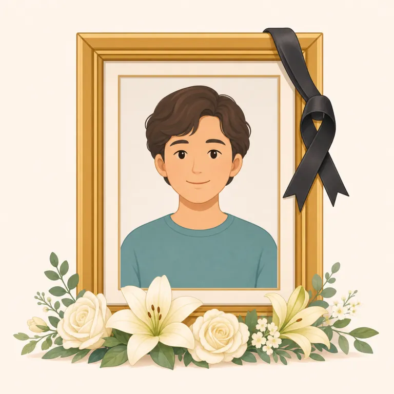 decedent（死亡者・名詞）の覚え方イラスト — decedent は deceased「亡くなった」と同じ系統で考えると覚えやすい語です