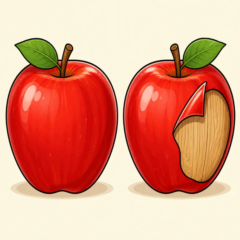 deceptive（見た目が紛らわしい・adjective）の覚え方イラスト