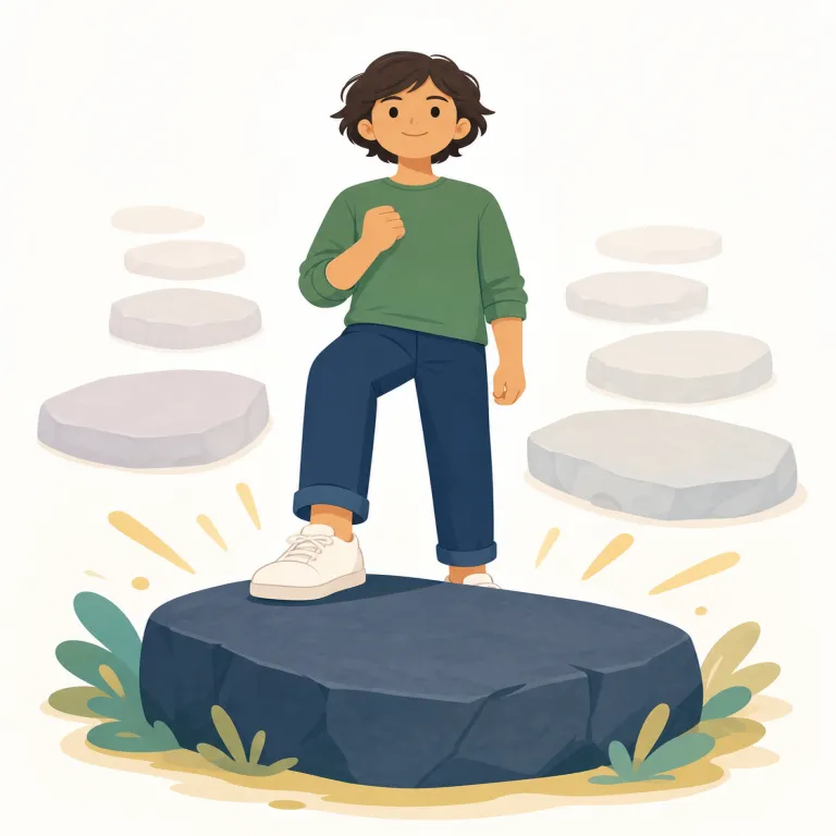 decidedly（明確に、断固として・副詞）の覚え方イラスト — decide「決める」を知っていれば、decidedly は「決めた感じで」→ 判断や態度がはっきりしていて、迷いがない様子を表す副詞と覚えるとよいです