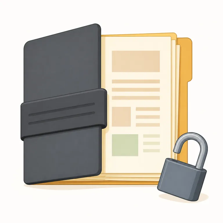declassification（機密解除・名詞）の覚え方イラスト — この語では classified information の classified を思い出すと覚えやすいです