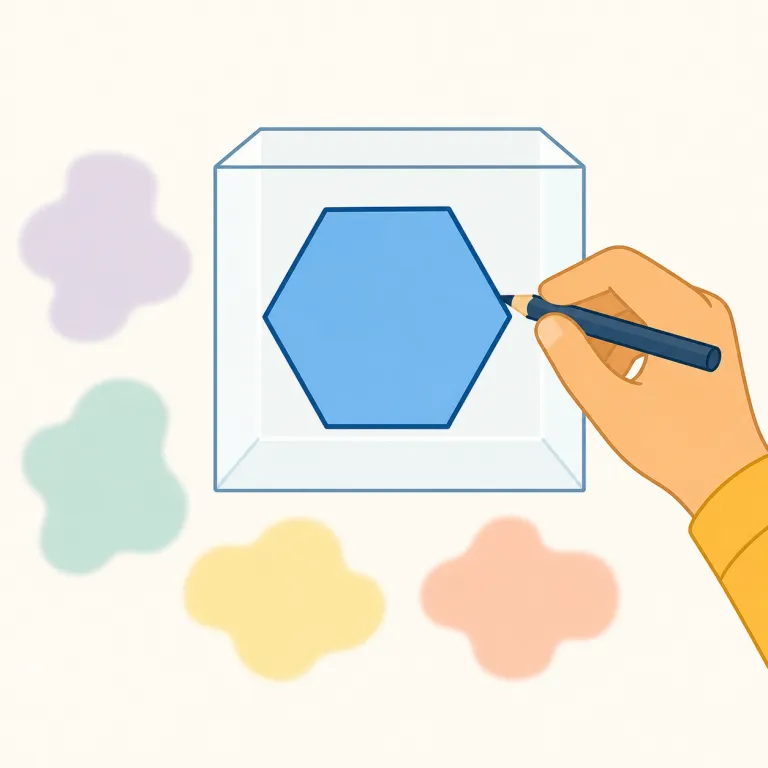 define（定義する・動詞）の覚え方イラスト — define は、言葉や概念について「それが何を意味するかを正確に述べる」動詞です