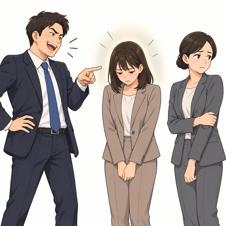 degrade（貶める・verb）の覚え方イラスト