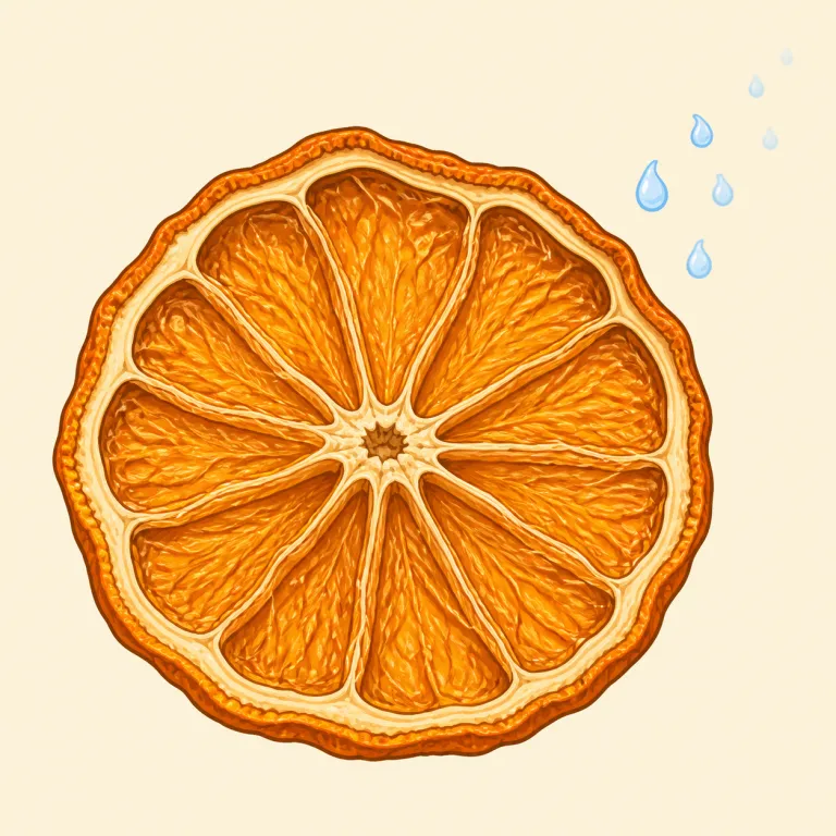 dehydrated（乾燥させた・adjective）の覚え方イラスト