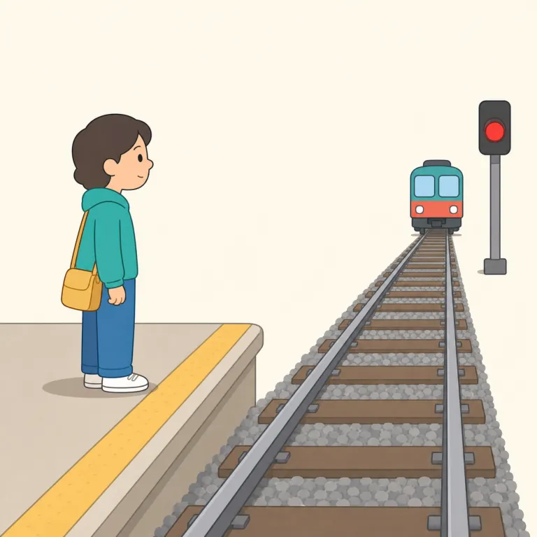 delayed（遅延した・形容詞）の覚え方イラスト — delay「遅らせる、遅れ」に -ed が付き、「すでに遅れが生じた状態」と捉えると覚えやすい語です
