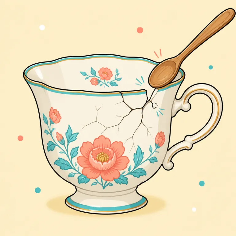 delicate（壊れやすい・adjective）の覚え方イラスト