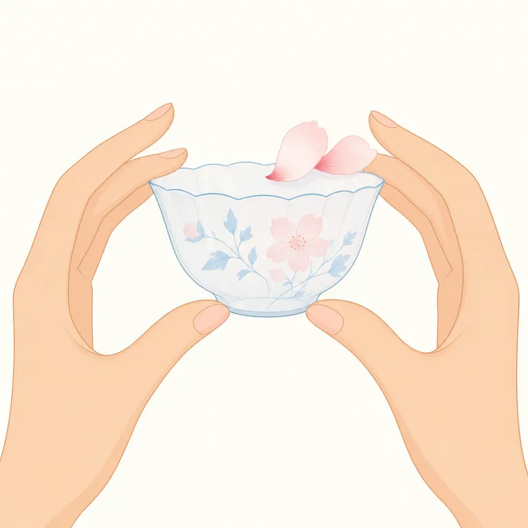 delicately（繊細に・副詞）の覚え方イラスト — この「繊細に」は、delicate「繊細な、細やかな」から直接考えると覚えやすい用法です