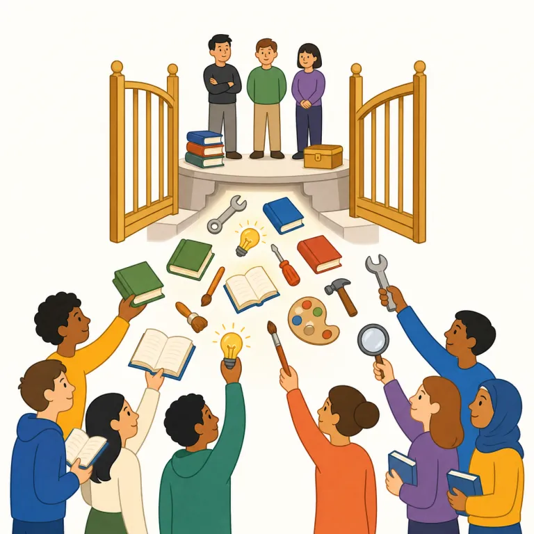 democratize（民主化する・動詞）の覚え方イラスト — democracy をそのまま動詞化した形と見ると覚えやすいです