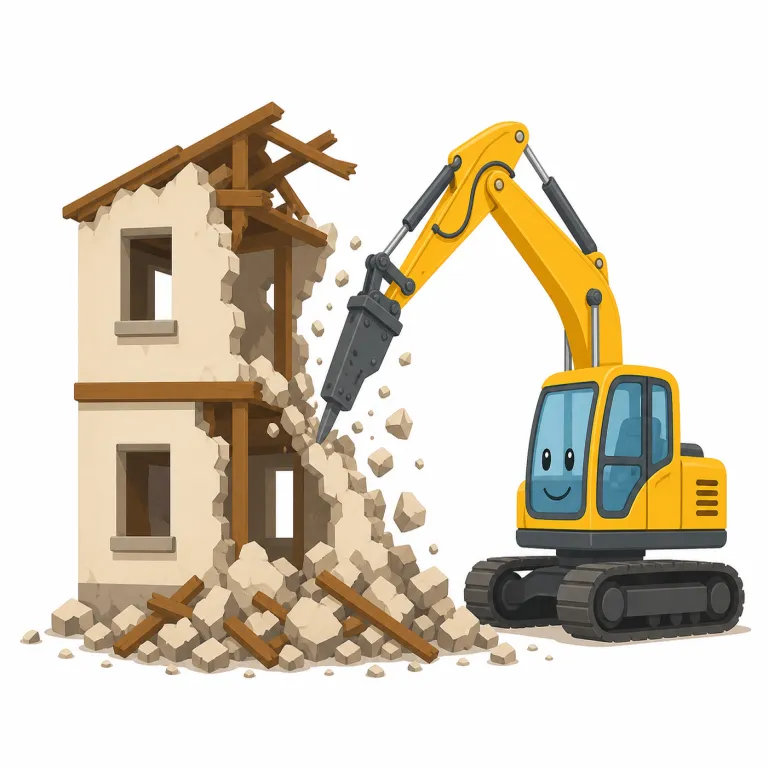 demolitionの覚え方イラスト