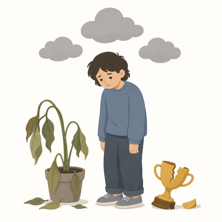 demoralising（意気消沈させるような・形容詞）の覚え方イラスト — morale（士気）を知っていると覚えやすい