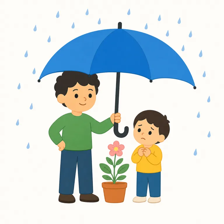 dependable（信頼できる・形容詞）の覚え方イラスト — depend on は「〜に頼る、〜を当てにする」