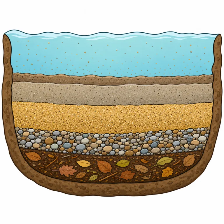 deposit（堆積物・noun）の覚え方イラスト