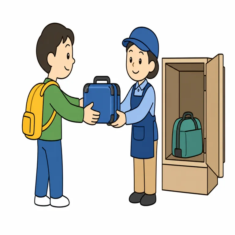deposit（預ける・verb）の覚え方イラスト