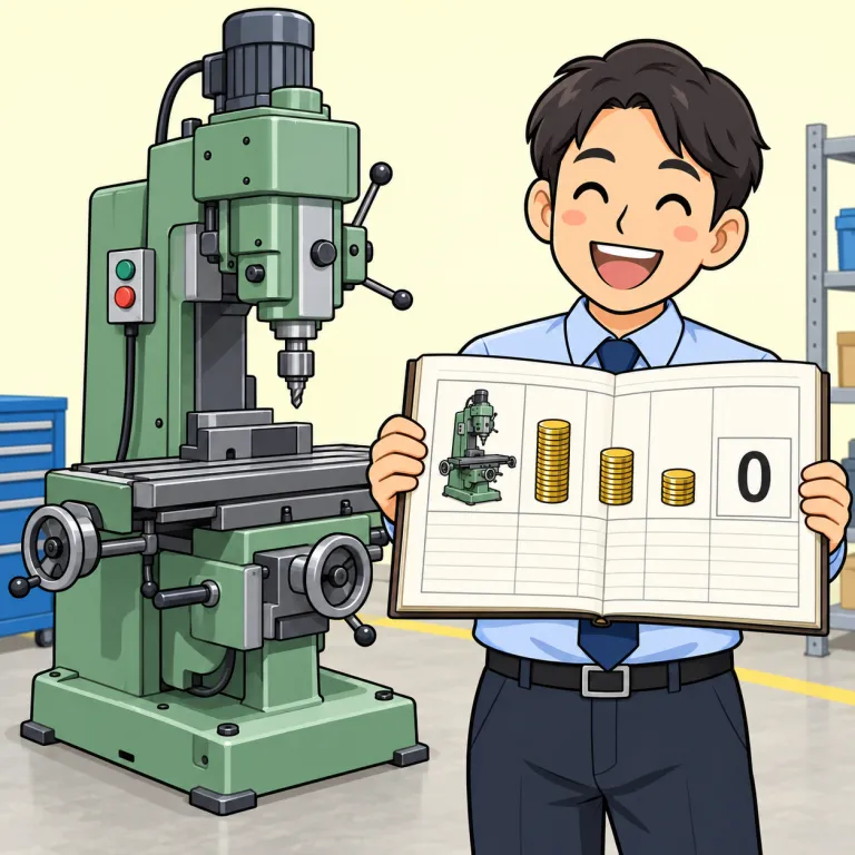 depreciated（減価償却された・adjective）の覚え方イラスト