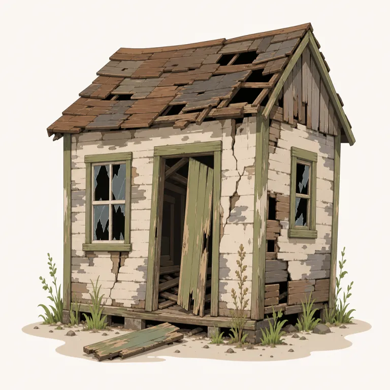 derelictの覚え方イラスト