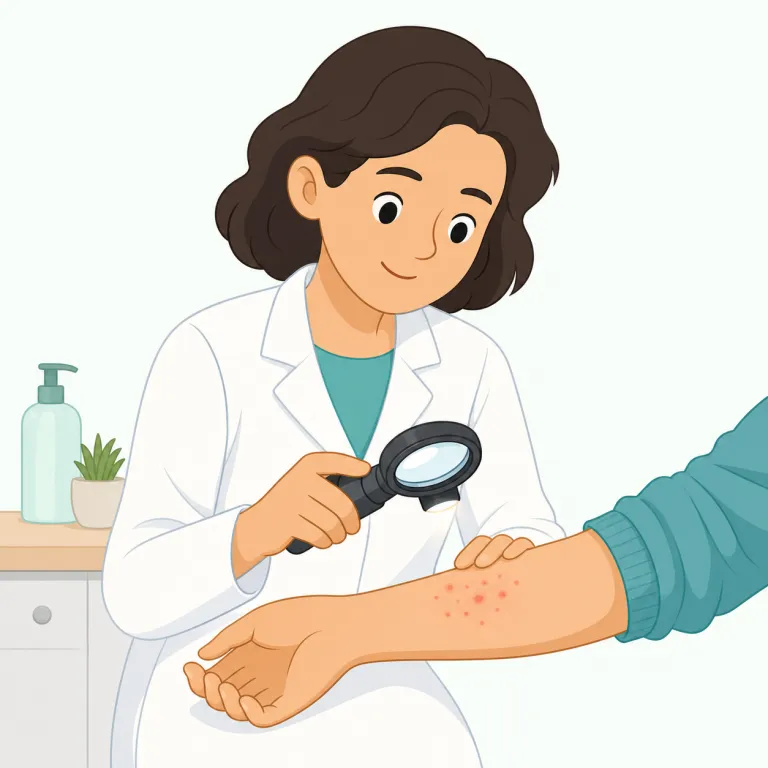 dermatologistの覚え方イラスト