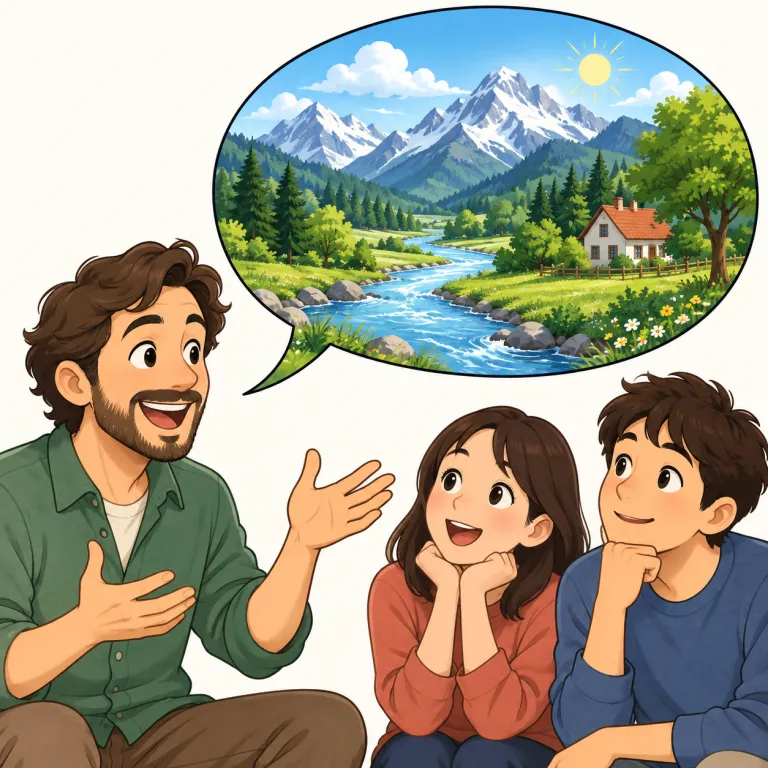 description（描写・noun）の覚え方イラスト