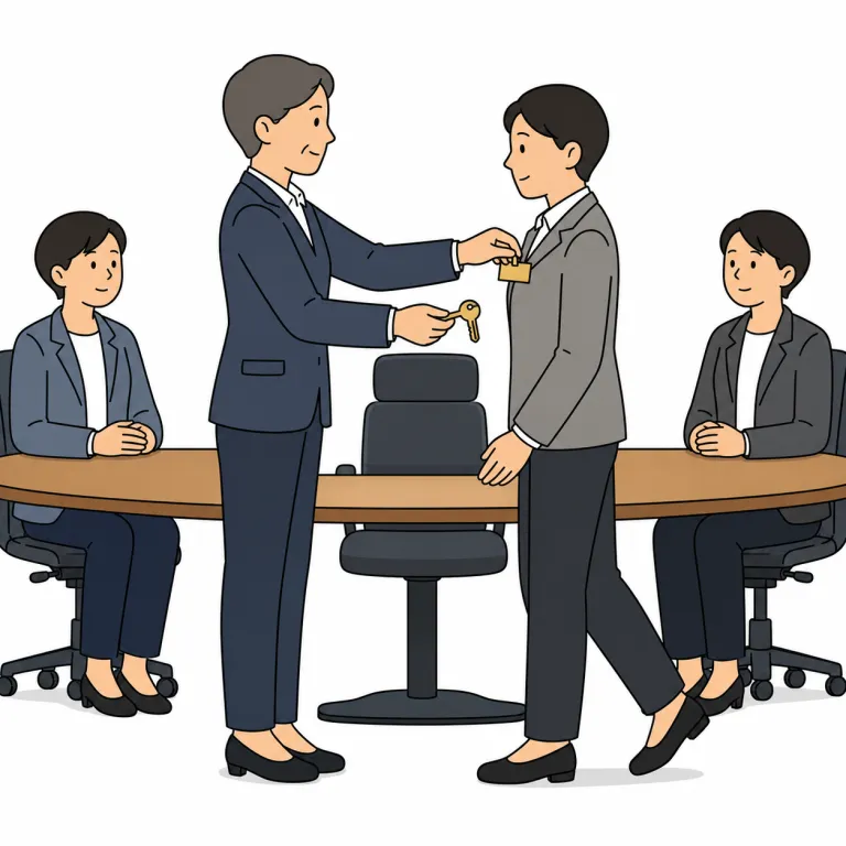 designate（任命する・verb）の覚え方イラスト